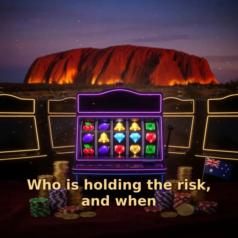 Who is holding the risk, and when